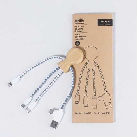 Xoopar Mr. Bio Bamboo Charging Cable