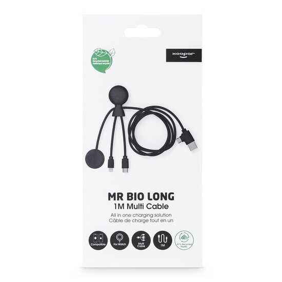 Xoopar Mr. Bio Long Multi-Kabel für Apple/Samsung Watch 1 Meter