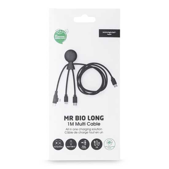 Xoopar Mr. Bio Long Multi-Kabel USB-C 1 Meter