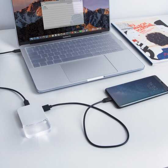 2598 | Xoopar iLo Mini Hub– 4 in 1 Adapter – USB 2.0 Data Transfer - Splitter