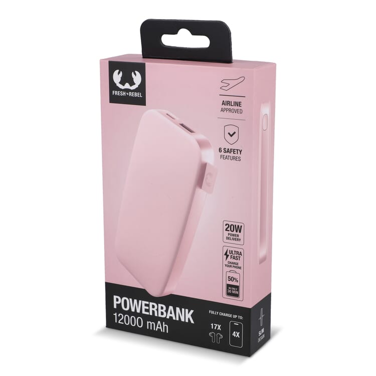 2PB12100 | Fresh 'n Rebel Powerbank 12000mAh USB-C Schnellladung 20W