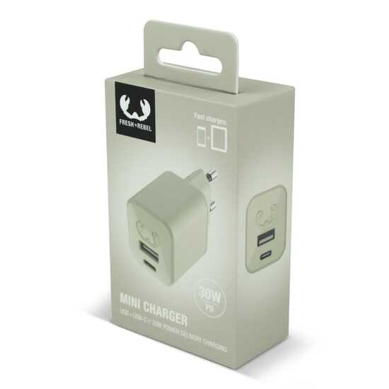 2WC30 I Fresh 'n Rebel Mini Charger USB-C + A PD // 30W