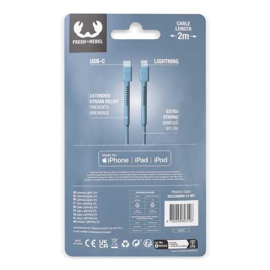 2ULC200 | Fresh 'n Rebel USB-C zu Apple Lightning Kabel 2.0m