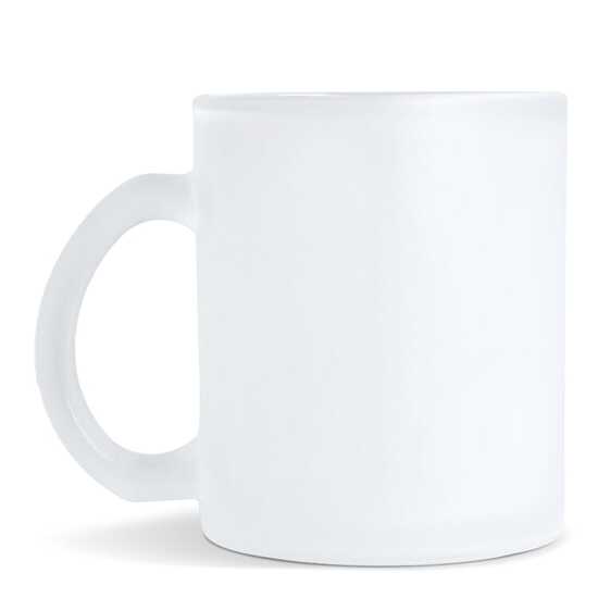Mallorca Sublimations Becher aus gefrostetem Glas 335ml