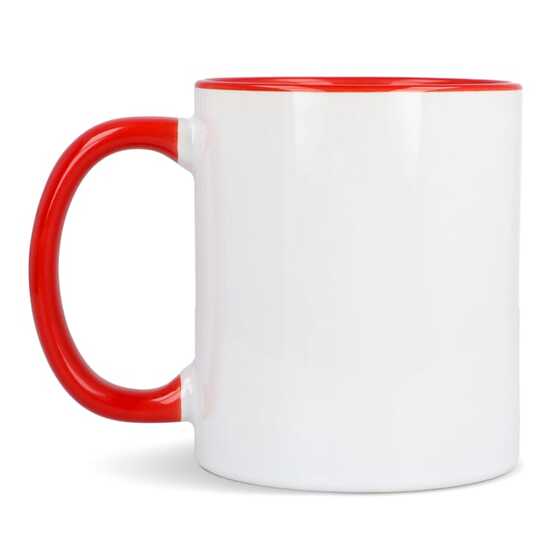 Oslo Sublimationsbecher  farbig innen & Griff 300ml