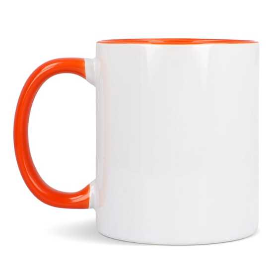 Oslo Sublimationsbecher  farbig innen & Griff 300ml