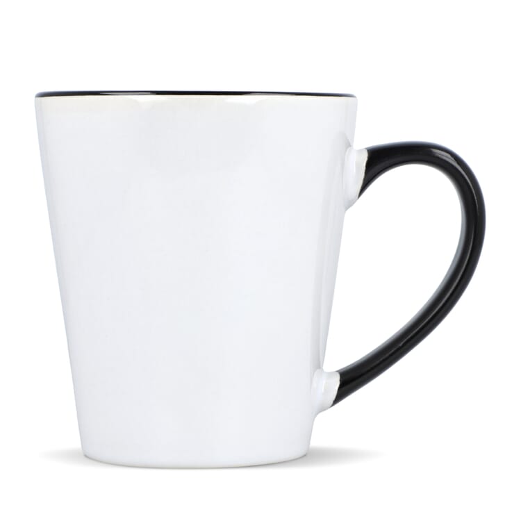 Melbourne Sublimationsbecher farbiger Rand & Henkel 300ml