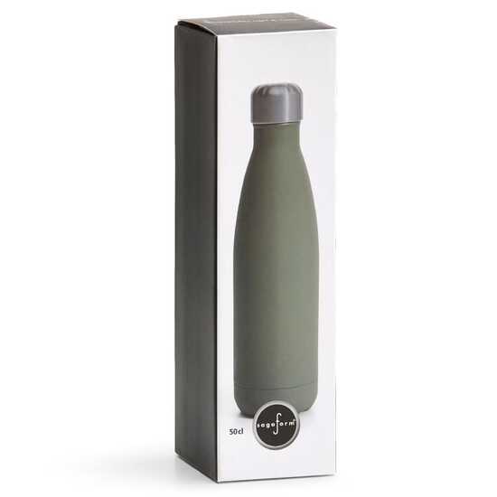 Sagaform Nils Stahlflasche Gummi 500ml