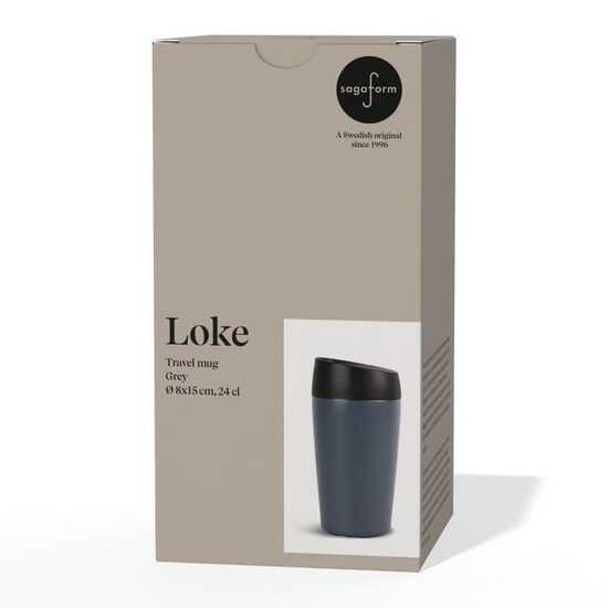 Sagaform Loke Reisebecher Farbe beschichtet 240ml