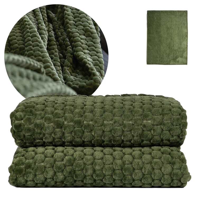 Sagaform Maja Fleece kariert 130x170 cm