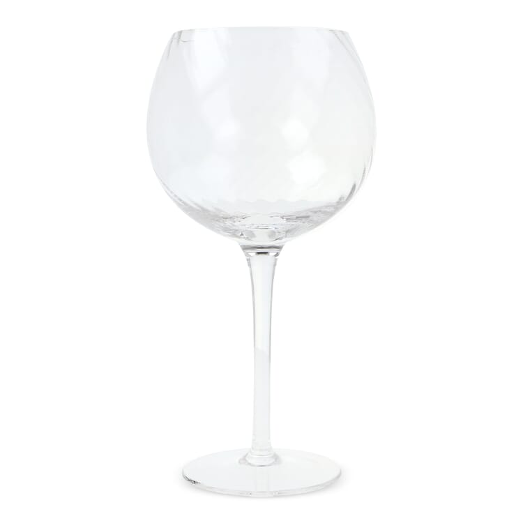 Byon Opacity 4er-Set Weingläser mit stilvollem Glasmuster 470ml