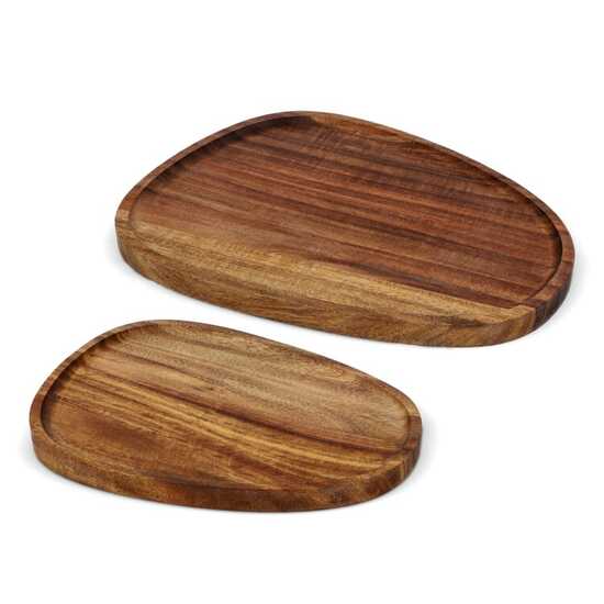 InSideOut 2er-Pack Holztabletts in Bioform