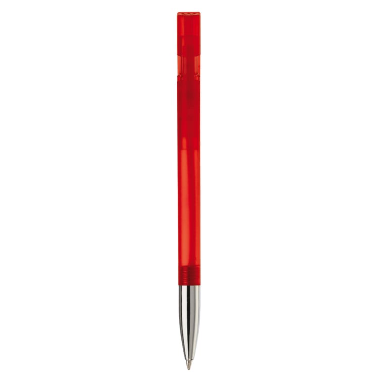 Kugelschreiber Nash Transparent mit Metallspitze