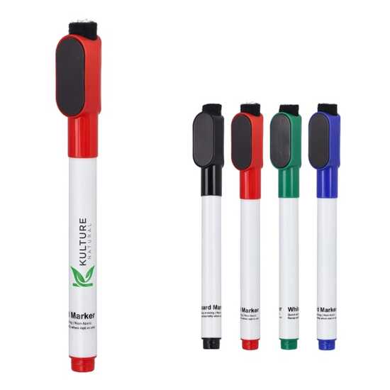 Whiteboard-Marker mit Magnet und Wischer
