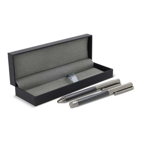 Metallstift und Rollerball-Stift im Set in Geschenkbox