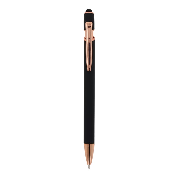 Kugelschreiber Paris Deluxe Metall gummiert