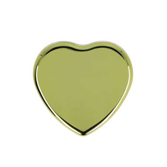 Lippenbalsam  in Flacher metallischer Herzformdose