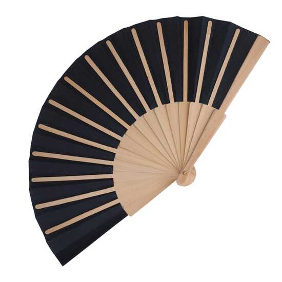 Fächer aus Holz mit R-PET