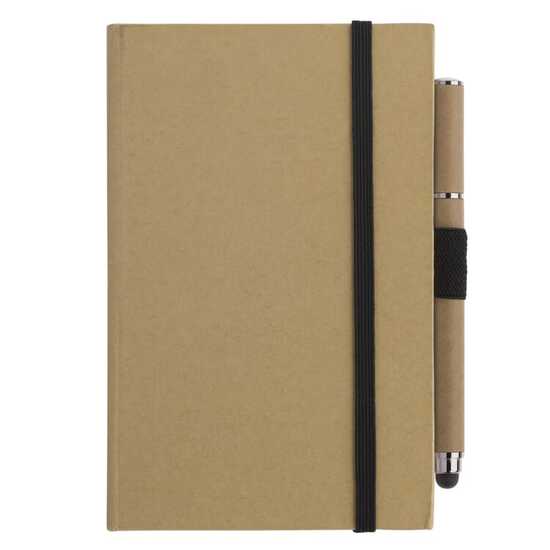 Karton Notizbuch A6 + Stift