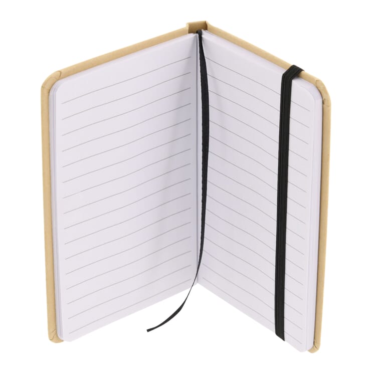 Papp-Notizbuch runde Ecken A5