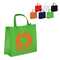 R-PET Tragetasche aus laminiertem Non Woven 40 x 16 x 35cm 105g/m²