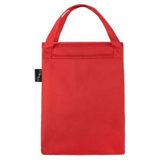 Gefaltete Kühltasche und Picknickmatte