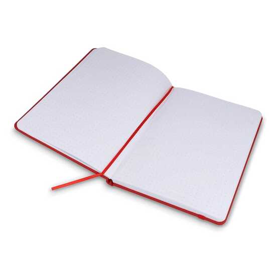 Notizbuch A5 PU mit Rasterpunktseiten