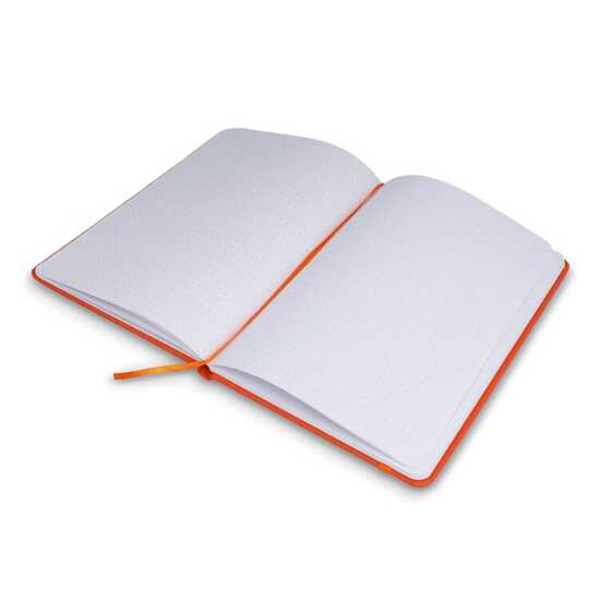 Notizbuch A5 PU mit Rasterpunktseiten