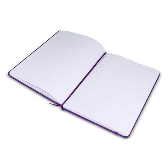 Notizbuch A5 PU mit Rasterpunktseiten