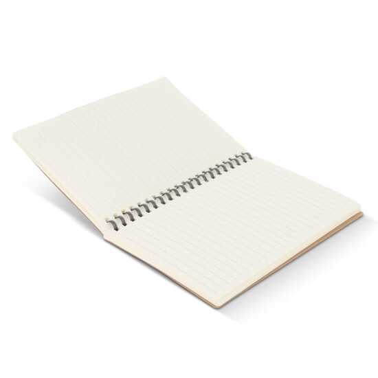 Notizbuch aus recyceltem Leder Midi