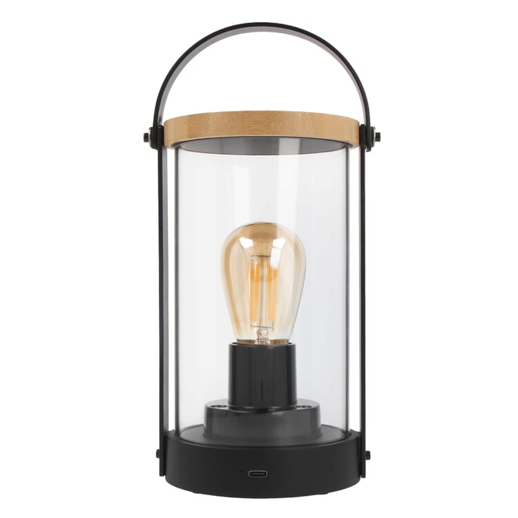 Edison-Bambuslampe