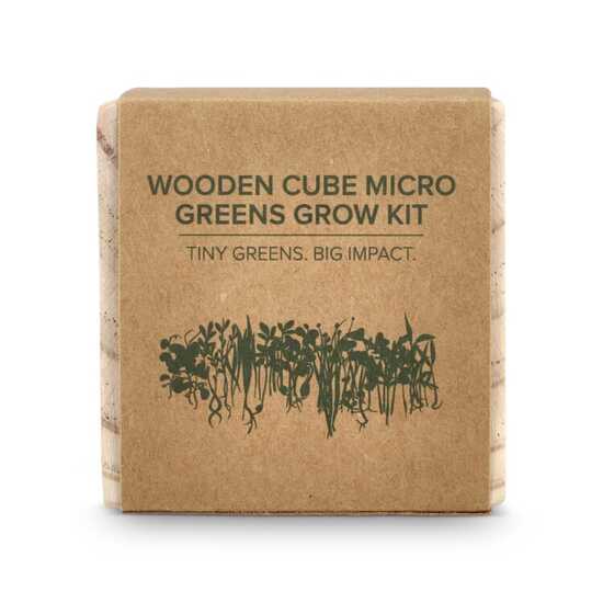 FSC-Holzpflanzgefäß-Set – Microgreens