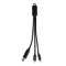 2-in-1-Ladekabel USB-A/C zu USB-C & Lightning Aluminium
