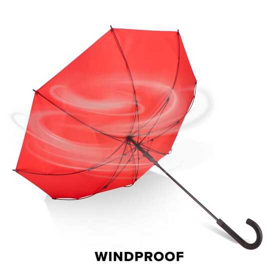 Verdure 190T Pongee 23" windproof Hakenschirm Auto open