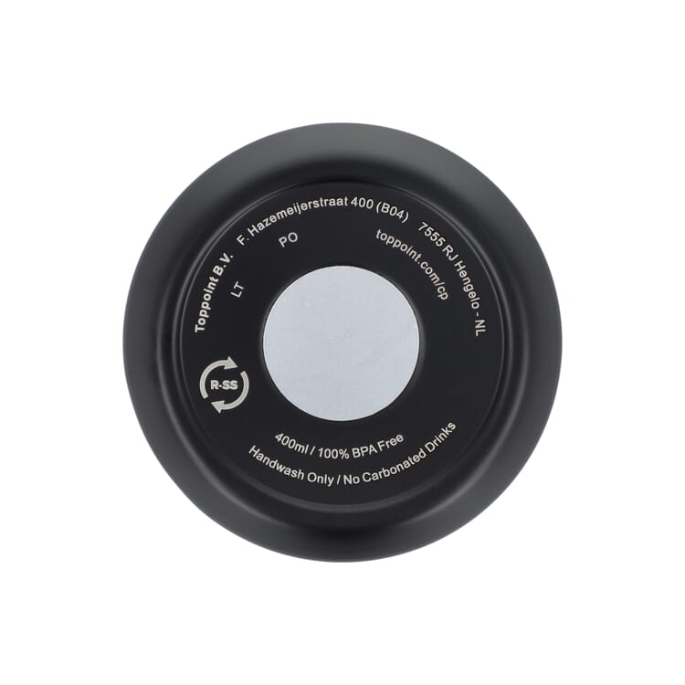 Recycelter Edelstahl-Thermobecher für Kaffee zum Mitnehmen, 400 ml