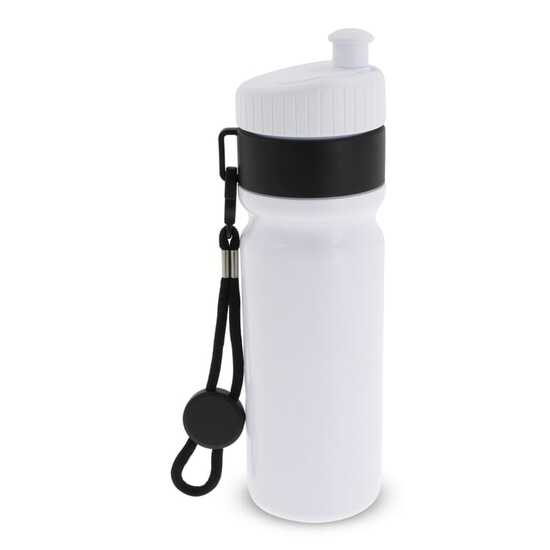 Sportflasche mit Rand und Kordel 750ml