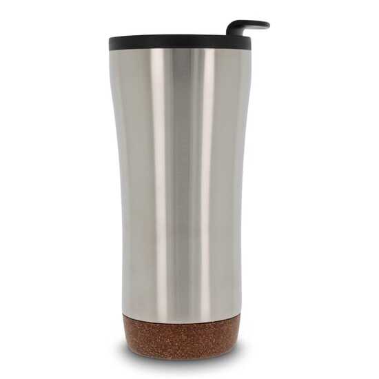Doppelwandiger Becher mit einem Korkboden 480ml