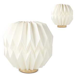 Coollux faltbare, von Origami inspirierte Papier-LED-Lampe Luna 25cm