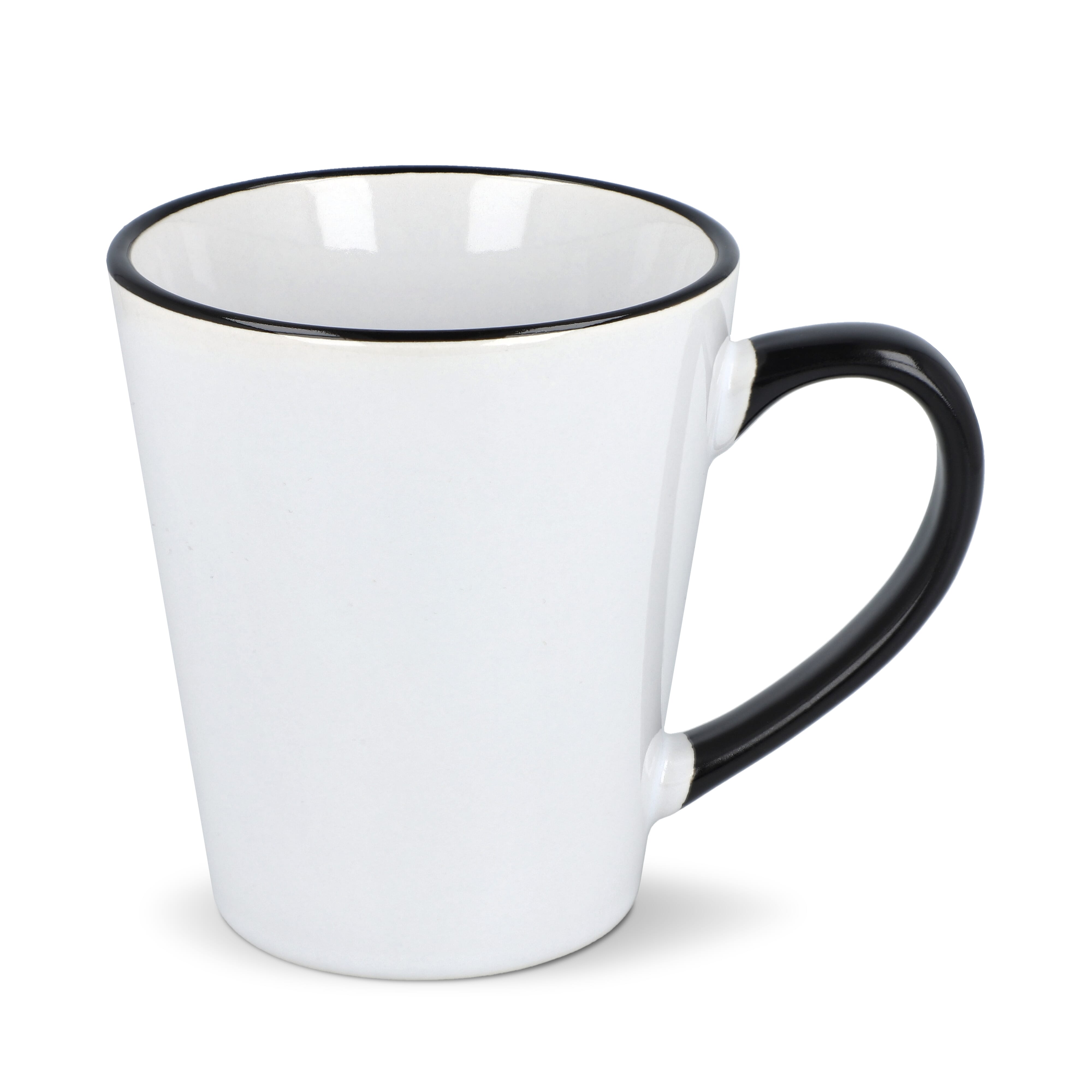 Melbourne Sublimationsbecher farbiger Rand &amp; Henkel 300ml