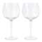 Byon Opacity 2er-Set Weingläser mit stilvollem Glasmuster 470ml