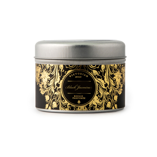 Victorian Sense Tinbox Schwarzer Jasmine Parfümkerze