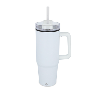 Miami Becher mit Henkel und Strohhalm 800ml