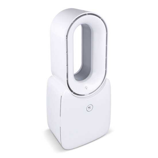 inSideOut Brislux – Rotorloser Softwind-Ventilator mit LED-Licht
