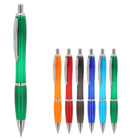 Kugelschreiber Hawaii transparent Ocean Bound Plastic