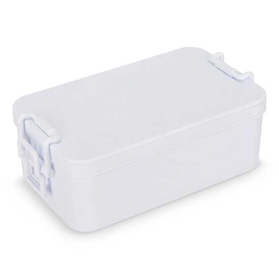 Doppelte Lunchbox mit Besteck