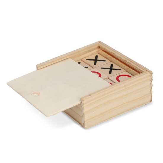 Tic Tac Toe Set in Holzkiste