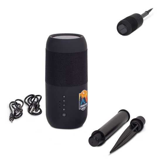 Wireless solar speaker torch 2x5W IPX6