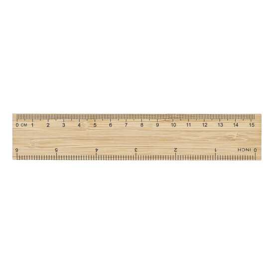 Bambus-Lineal 15cm