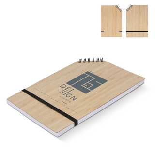 Notizbuch Bamboo Eckband A5