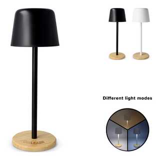 Solis Dimmbare Tischlampe mit Bambusfuß